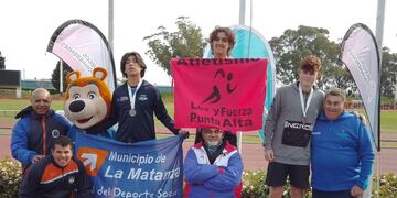Emanuel Quebin sumó la cuarta medalla de Oro para Coronel Rosales al ganar la prueba de Lanzamiento de Martillo en la categoría Sub 14.