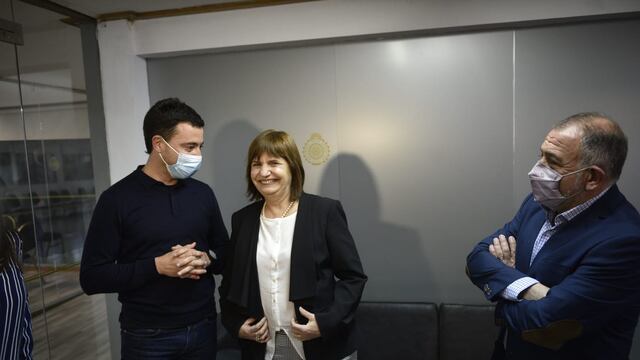 "Acá está la verdadera oposición", remarcó Patricia Bullrich en su encuentro con Rodrigo De Loredo y Luis Juez (Facundo Luque).