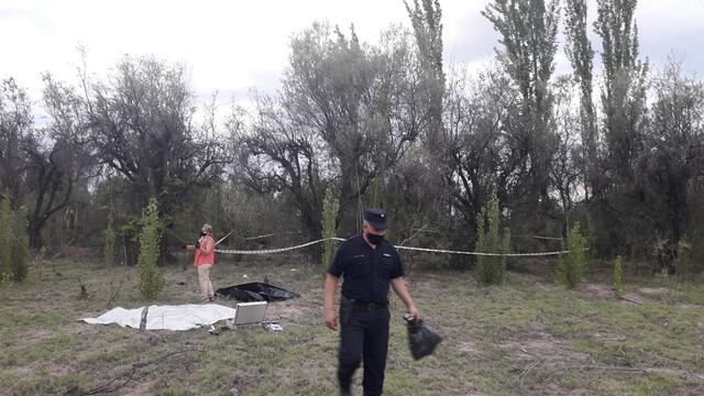 El sitio donde fue encontrado muerto Víctor Zalazar, principal sospechoso por la desaparición del carpintero de Maipú.