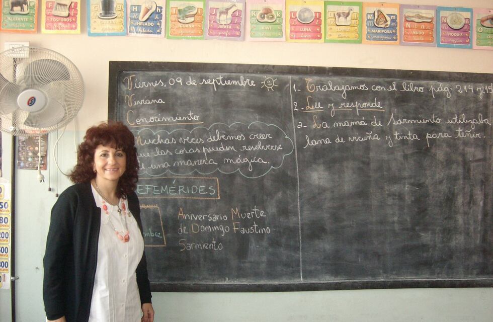 Viviana Levy, la docente maipucina que le dedicó 32 años de su vida a enseñar con amor