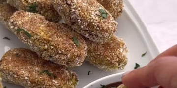 Los bastones de brócoli y queso.