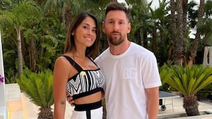 Los Messi disfrutan de su casa en Funes