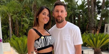 Los Messi disfrutan de su casa en Funes