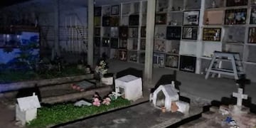 Los especialistas en actividad paranormal fueron a un cementerio de Metán, ciudad de Salta.