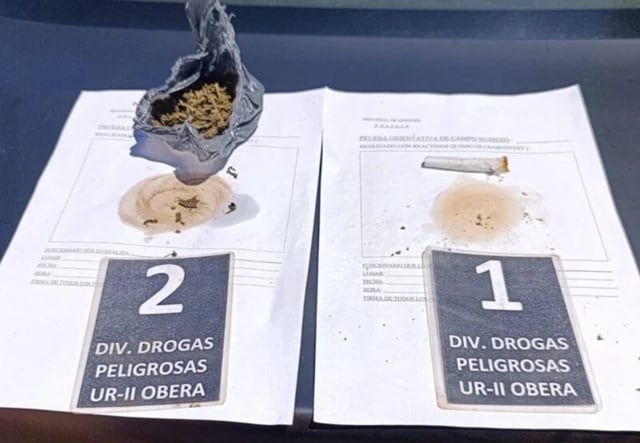 Campo Viera: un joven fue demorado con marihuana durante un operativo preventivo.