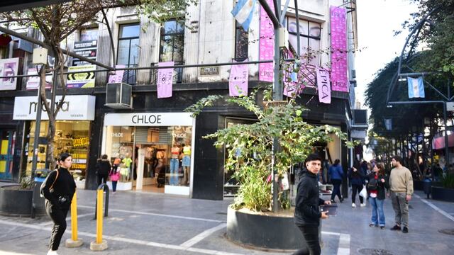 Las ventas cayeron un 15% y las galerías céntricas fueron las más afectadas. (José Gabriel Hernández / La Voz)