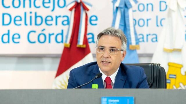 LLaryora se mostró firme en la puja con el Suoem. (Prensa Municipalidad de Córdoba)