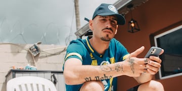 El artista publicó su primer tema en julio de 2021. Hoy ya es un referente de la escena urbana nacional. (Prensa El Noba).