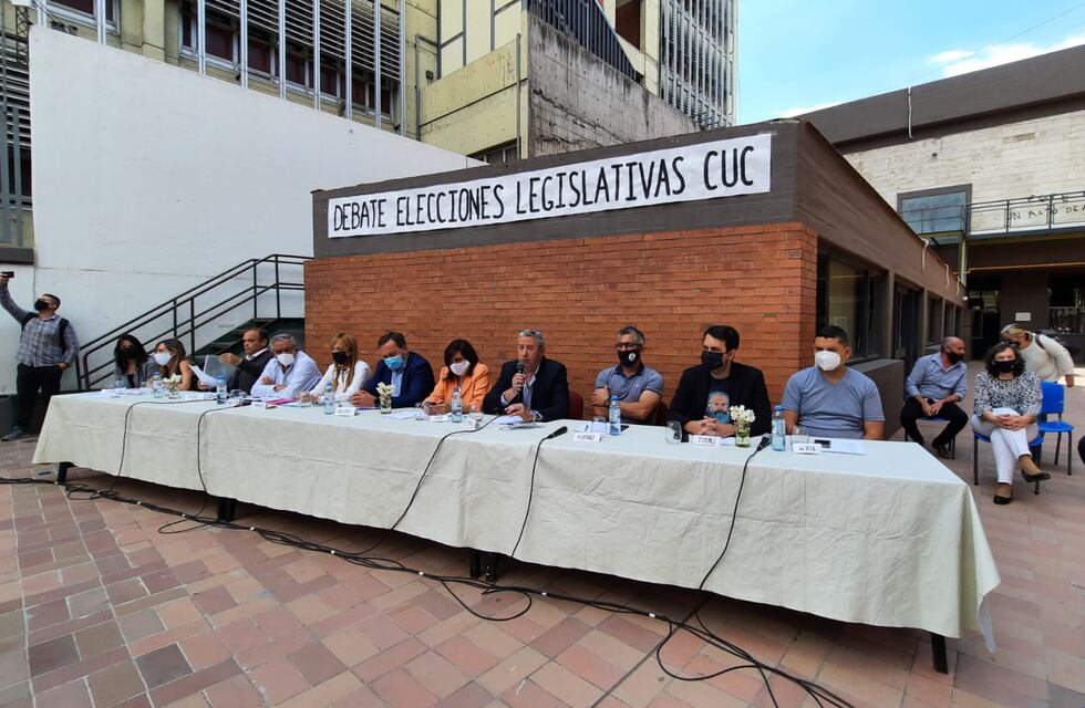 Elecciones legislativas 2021: los candidatos mendocinos debatieron en el CUC