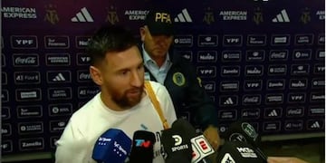 El gesto con una periodista