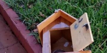 Vándalos profanaron el Sagrario de una capilla en Colonia San Jorge.