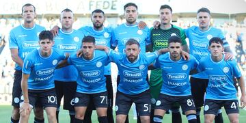 El 11 que entró para jugar ante Quilmes (Prensa Belgrano)
