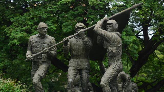 Monumento a los héroes de Malvinas, en Córdoba.