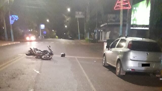 Circulaba alcoholizado y sufrió un accidente vial en Montecarlo.