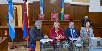 El acto tuvo lugar en el recinto del Honorable Concejo Deliberante.