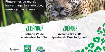 El 25 se conmemora el Día Internacional y Provincial del Yaguareté en Iguazú