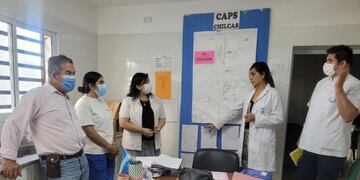 Profesionales de la salud en el dispositivo de atención primaria móvil.