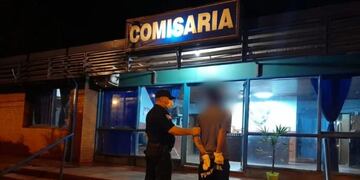 Joven terminó detenido en Aristóbulo del Valle.