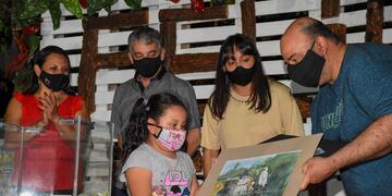 Entregaron premios a niños que participaron de la expo.