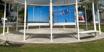 Gonzales Chaves: se inauguró la nueva Pérgola y muestra fotográfica en el Museo Histórico