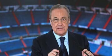 Florentino Pérez niega tener nada que ver en la salida de Messi del Barça: "Es imposible".