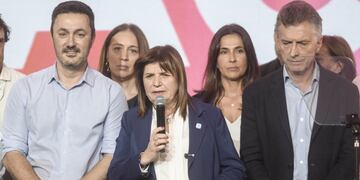 El búnker de Juntos por el Cambio tras la derrota en las elecciones. Foto: Federico López Claro