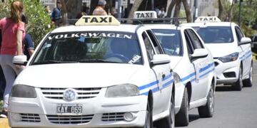 Taxis en San Luis.