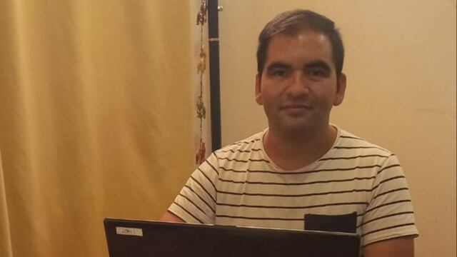 Francisco Figueroa el técnico lasherino que ofreció sus servicios laborales por la red y recibió cientos de respuestas. Gentileza