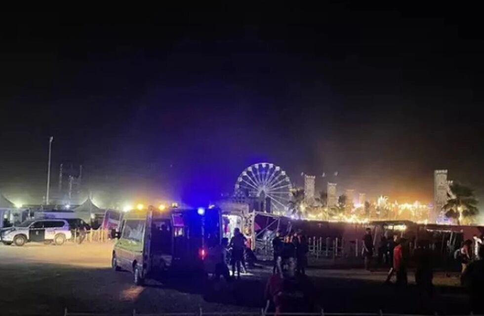 Tragedia en un festival de Valencia: un muerto y 17 heridos por fuertes ráfagas de viento