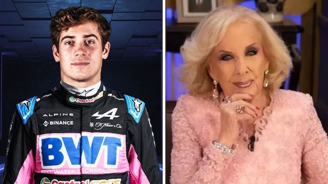 El inesperado mensaje de Mirtha Legrand a Franco Colapinto por su regreso a la Fórmula 1: la insólita respuesta del piloto