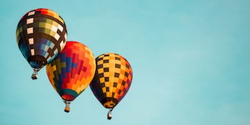 Un encuentro de globos aerostáticos en Río Ceballos.