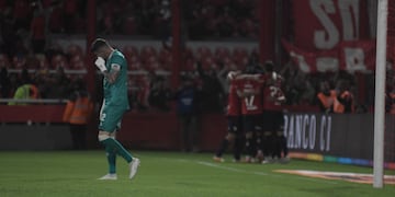 La bronca de Guido Herrera, figura de un Talleres otra vez sin ser parte de la definición en Copa de la Liga (Federico López Claro / La Voz).