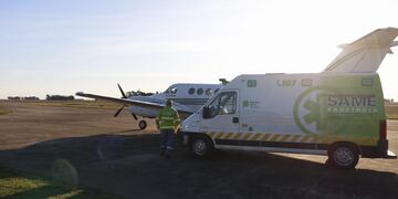 En un Vuelo Sanitario partieron órganos donados de una paciente fallecida en Tres Arroyos