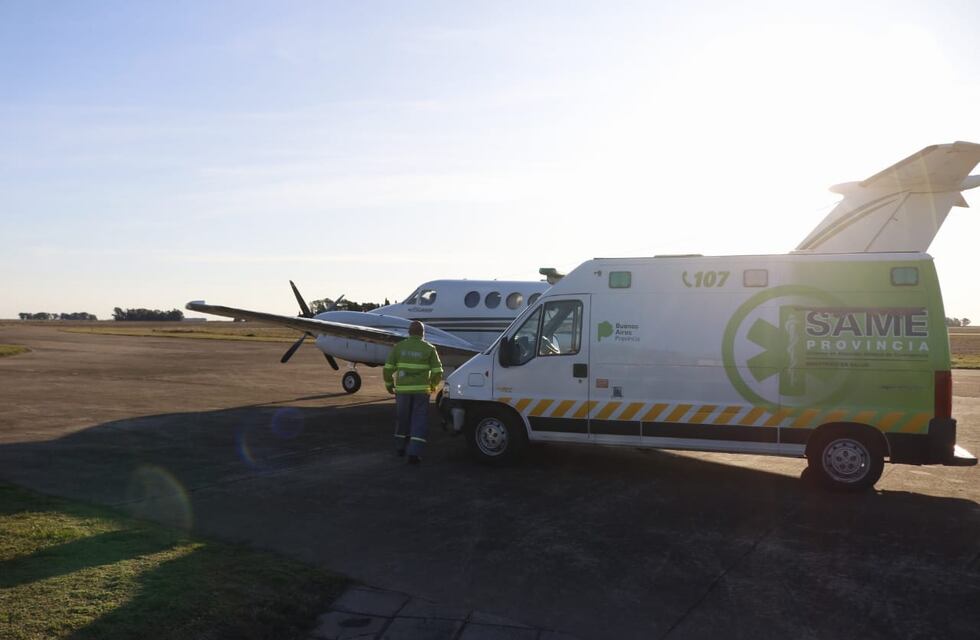 En un Vuelo Sanitario partieron órganos donados de una paciente fallecida en Tres Arroyos