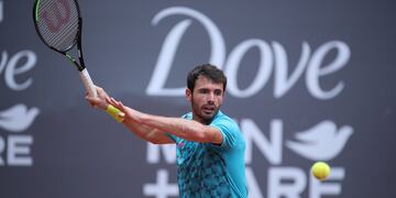 Juan Ignacio Londero y una contundente victoria en el Challenger de Florianópolis. (Twitter @LegionSudam)