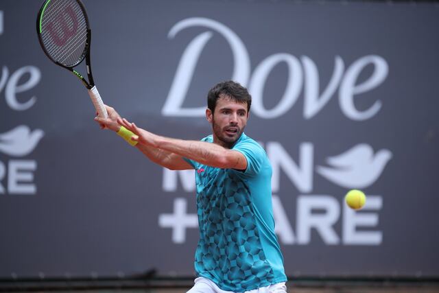Juan Ignacio Londero y una contundente victoria en el Challenger de Florianópolis. (Twitter @LegionSudam)