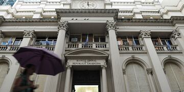 Fachada del Banco Central de la República Argentina