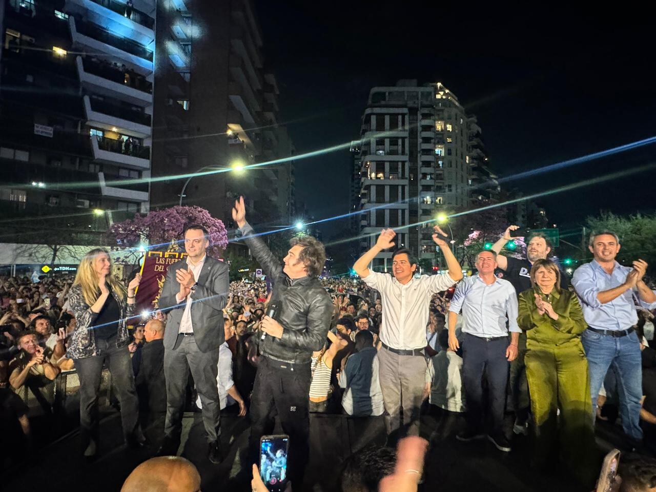 El acto de Javier Milei en el Parque Sarmiento, Córdoba. (Gentileza Prensa LLA)