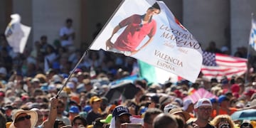 Misa de canonización de Carlo Acutis y Pier Giorgio Frassati en la Plaza de San Pedro del Vaticano, el domingo 7 de septiembre de 2025. (AP)