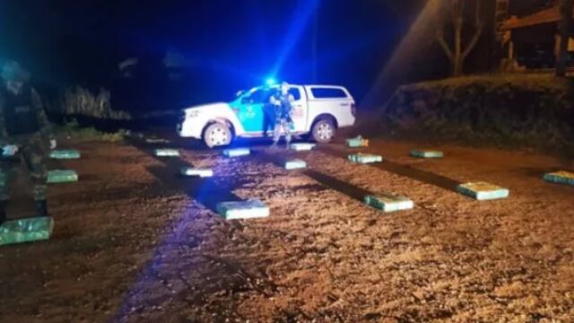 Prefectura Naval Argentina secuestró un cargamento de droga en Corpus.