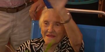 Irma, otra cordobesa que se suma al club de los 100 años.