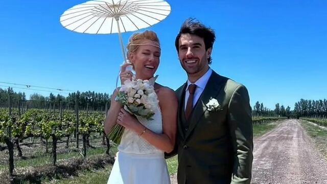 La impactante torta en el casamiento de Nicole Neumann