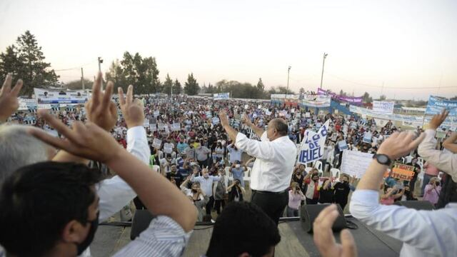 Manzur participó en un acto en Trancas.