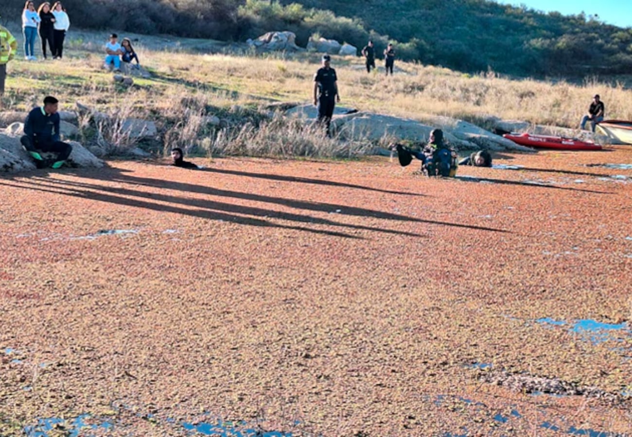 Los cuerpos fueron encontrados a dos metros de profundidad.