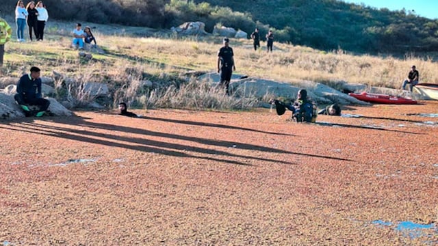 Los cuerpos fueron encontrados a dos metros de profundidad.