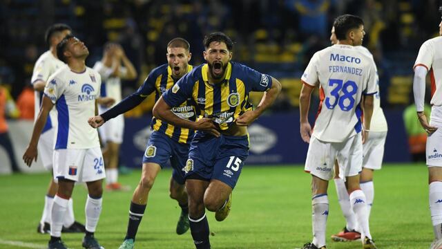 El uruguayo convirtió su tercer gol con la camiseta auriazul.