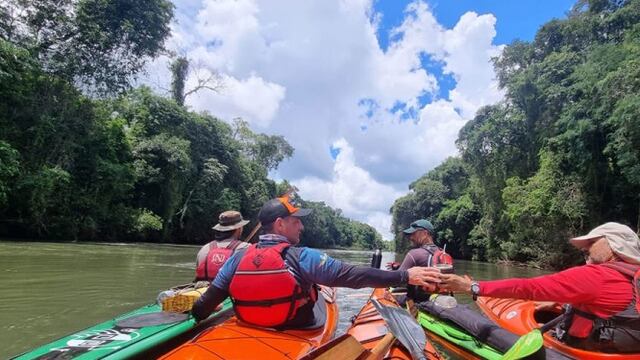 Llega al norte misionero la travesía náutica Andresito-Cataratas del Iguazú.