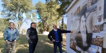 En el Museo Sanmartiniano en La Encrucijada