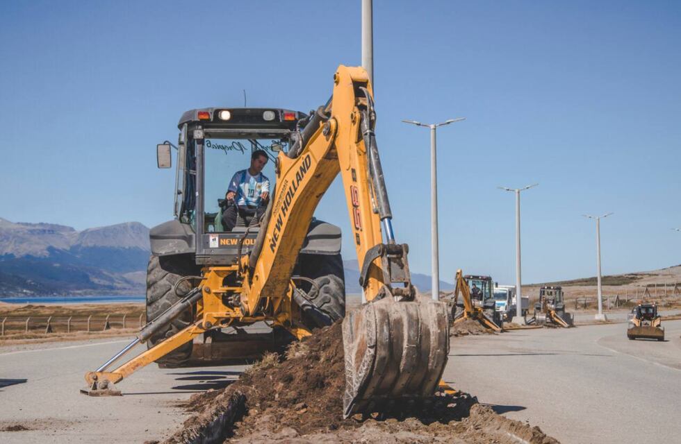 Ushuaia: Comenzaron diversas obras en la Ciudad