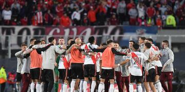 River festejó en el Superclásico.